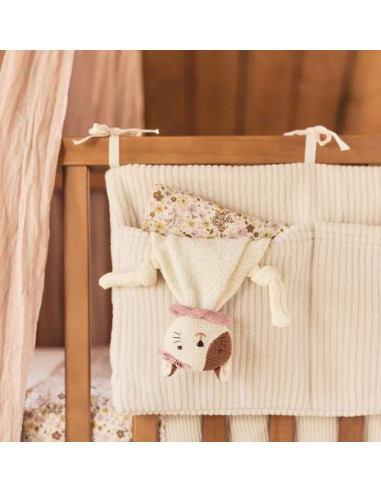 Doudou attache sucette Tricoté - Cat...