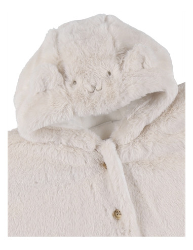 Poncho de voyage fausse fourrure -...