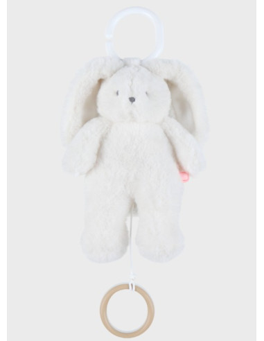 Peluche mini-musicale veloudoux  - Snow