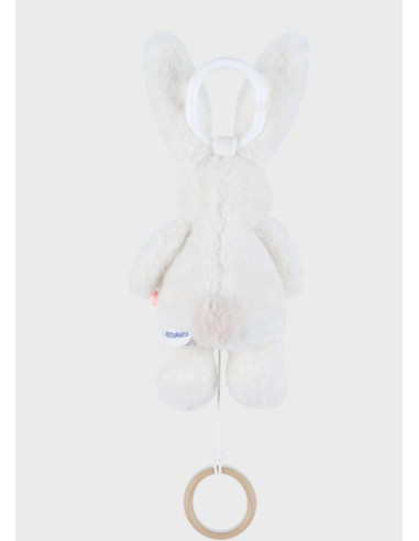 Peluche mini-musicale veloudoux  - Snow