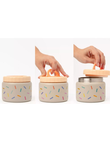 Thermos repas inox 350ml  - Confetti