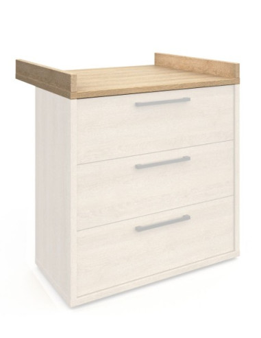 Chambre bébé 3pcs TESSA chêne sable -...