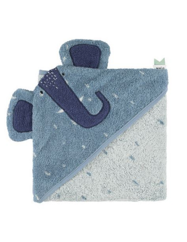 Cape de bain coton bio 75x75cm - Mrs....