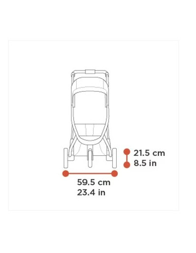 Poussette Thule Spring 2 - Mid Blue