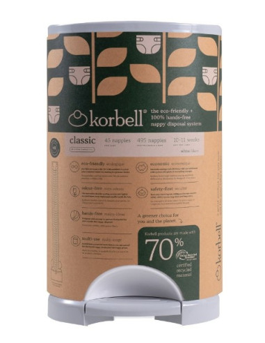 Poubelle pour langes jetables Korbell...
