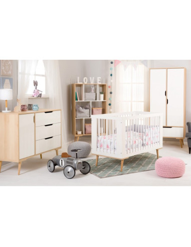 Chambre bébé 3 pcs lit 60x120cm...