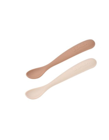 Lot de 2 cuillères 1er repas soft en...