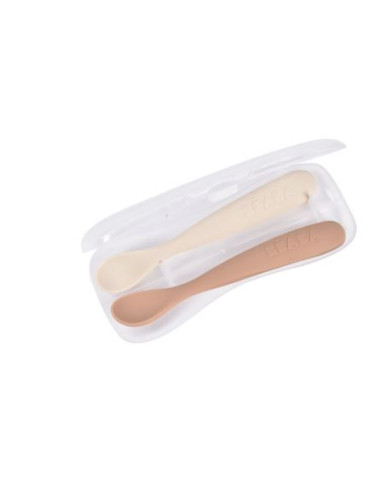 Lot de 2 cuillères 1er repas soft en...