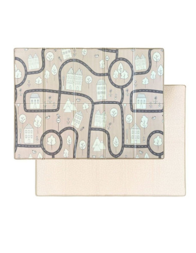 Grand tapis pliable réversible -...